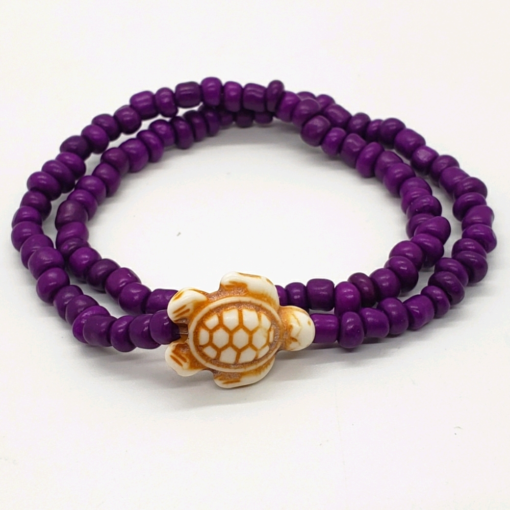 Boho Surfer Glass Bead Bracelet